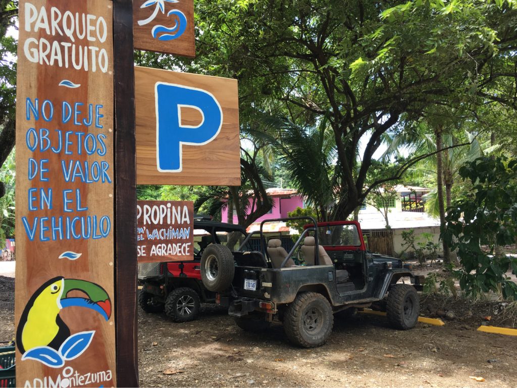 Jeeps parked in parking lot